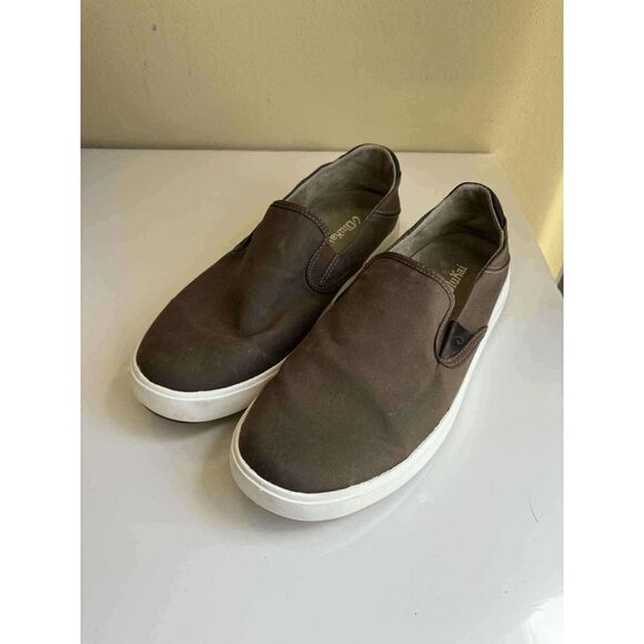 Olukai Lae'ahi Canvas Style Slip On in Brown Mens Size 10 - Picture 1 of 7